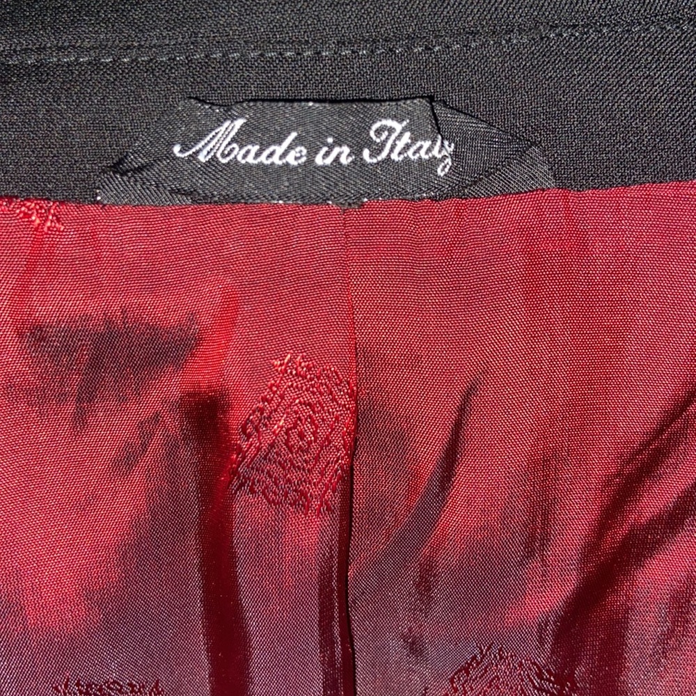 Zanetti Solid Black Two-Button Suit - image 2